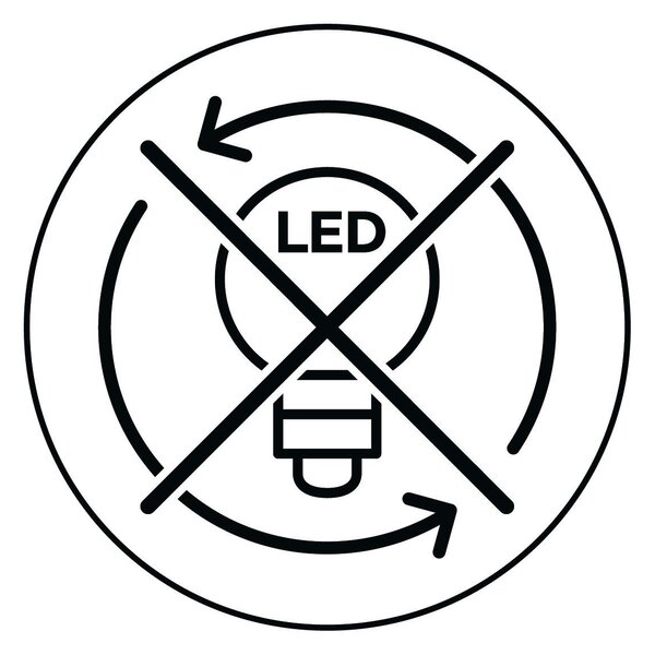 STOLNÁ LED LAMPA, 13,5/8,5/29,2 cm - Interiérové svietidlá