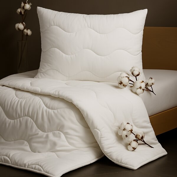 Set paplón + vankúš Medic – 100 % bavlna, 300 g/m², celoročný, slovenská výroba Veľkosť: 140x200/70x90 cm