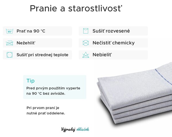 Zdravotnícky uterák MEDI 50 x 100 cm, 100% bavlna