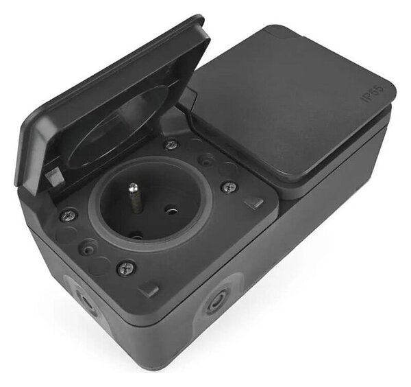 Dvojzásuvka do vlhkého prostredia IP55