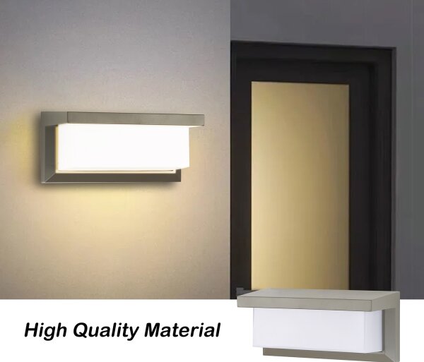 Brilagi - LED Vonkajšie nástenné svietidlo BRICKY LED/12W/230V šedá IP54