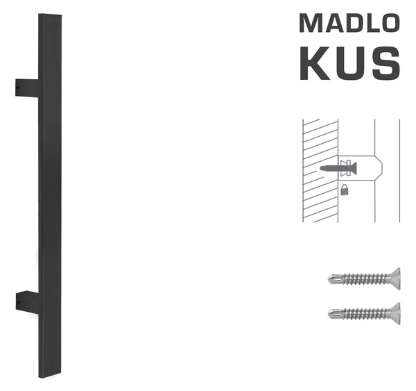 MPkovania FT - MADLO kód K41S 40x10 mm ST ks Rozteč madla: 210 mm, Rozmer profilu madla: 40x10 mm, Dĺžka: 400 mm