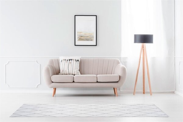 KOBEREC, 80/250 cm sivá, biela Kayoom - Online Only bytové doplnky, Online Only