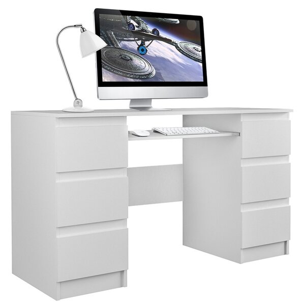 TP Living Písací stôl KUBA biely