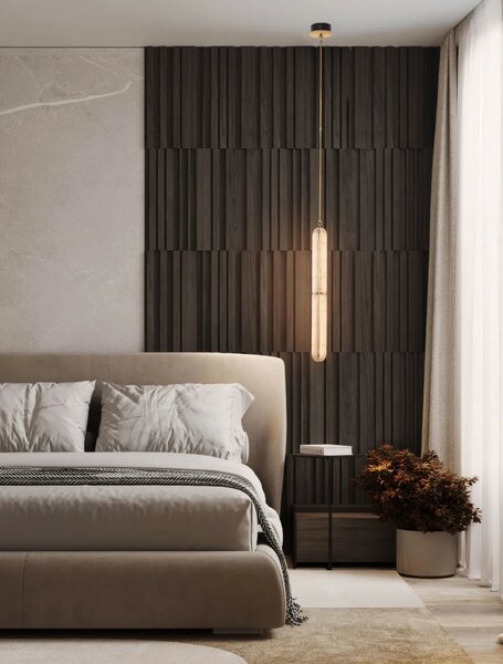 LED moderný luster Gloree Medená 20W