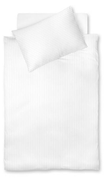 POSTEĽNÁ BIELIZEŇ, džersej, biela, 140/200 cm - Obliečky & plachty