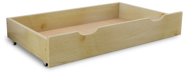 Úložný box pod posteľ 150 cm, borovica
