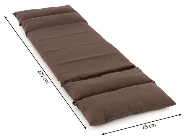 Nastaviteľná sofa - hnedá