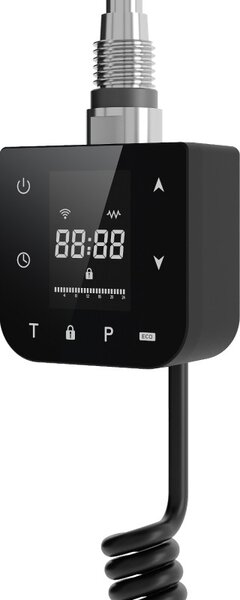 Mexen FA-F elektrické vykurovacie teleso s Wi-Fi, 900 W, čierne - W953-0900-70