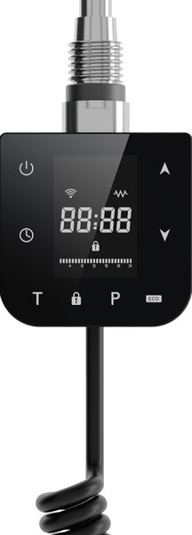 Mexen FA-F elektrické vykurovacie teleso s Wi-Fi, 900 W, čierne - W953-0900-70