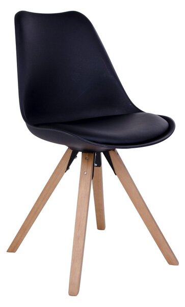 Čierna Jedálenská stolička Bergen 55 × 48 × 86 cm HOUSE NORDIC