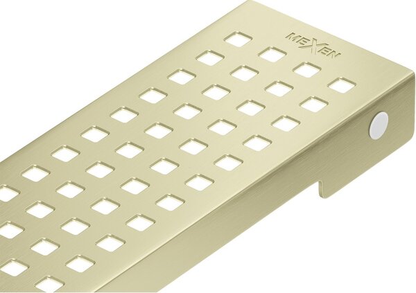 Mexen Flat M08 kryt odpadu pre lineárny odtok 90 cm, zlatý kartáčovaný - 1A25090