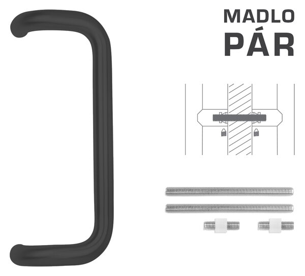 FT - MADLO kód K38 Ø 32 mm UN pár Ø 32 mm, 350 mm, 382 mm