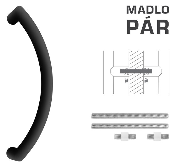FT - MADLO kód K39 Ø 32 mm UN pár Ø 32 mm, 350 mm, 382 mm