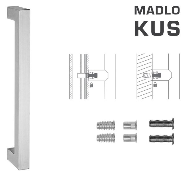 FT - MADLO kód K02K 25x25 mm SP ks 25x25 mm, 600 mm, 625 mm
