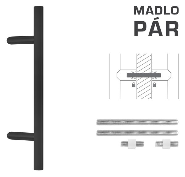 FT - MADLO kód K10 Ø 30 mm UN pár 210 mm, Ø 30 mm, 300 mm