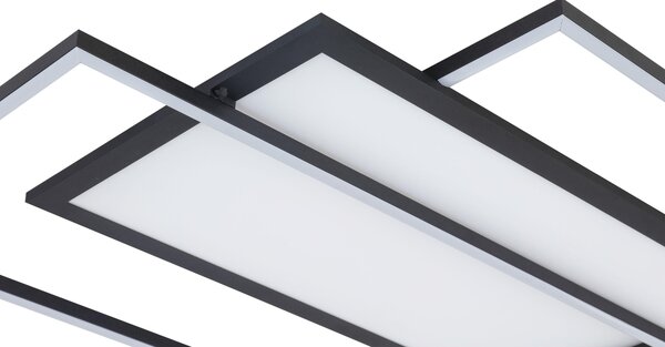 STROPNÉ LED SVIETIDLO, 80/50/6 cm Novel - Interiérové svietidlá