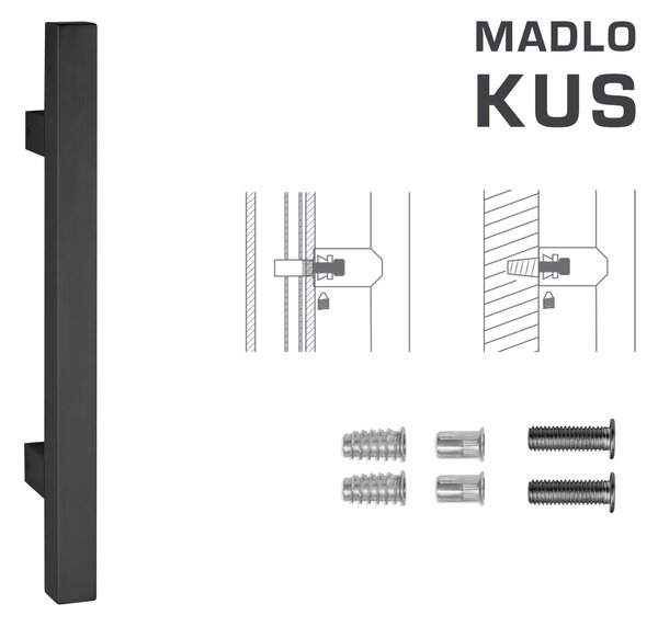 MPkovania FT - MADLO kód K31 25x25 mm SP ks Rozteč madla: 210 mm, Rozmer profilu madla: 25x25 mm, Dĺžka: 400 mm