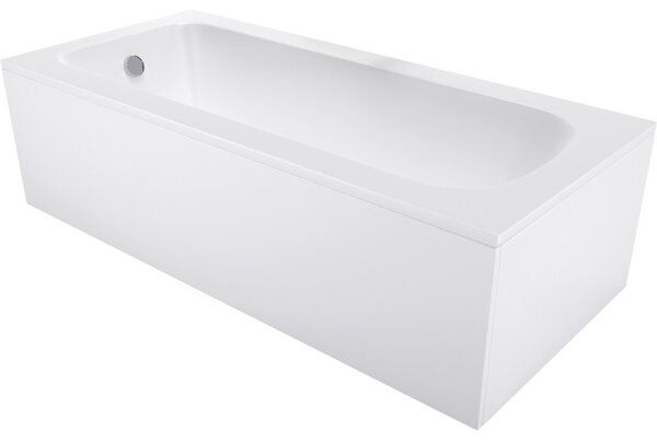 Mexen Vega Obdĺžniková vaňa 120 x 70 cm s opláštením, biela - 55011207000X