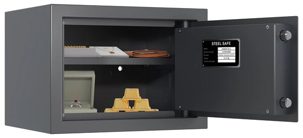 Nábytkový trezor PRAKTIK 25 EL, elektronický S1, 250 × 350 × 280 mm, 17 l