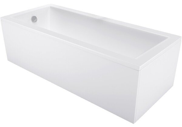 Mexen Cubik obdĺžniková vaňa 120 x 70 cm s obkladom, biela - 55031207000X