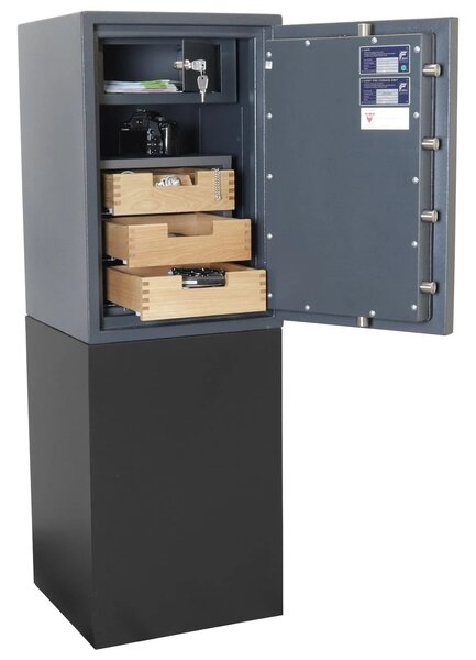 Ohňovzdorný nábytkový trezor ATLAS 65 EL, 655 x 440 x 430 mm, elektronický