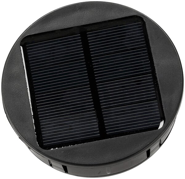 BERGE 4x solárna záhradná lampa, vodotesná, so senzorom súmraku, LED stĺpik
