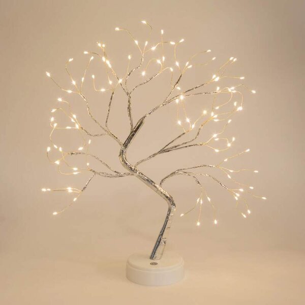 LED svetelný dekoratívny stromček teplá biela, 40 cm (58930)