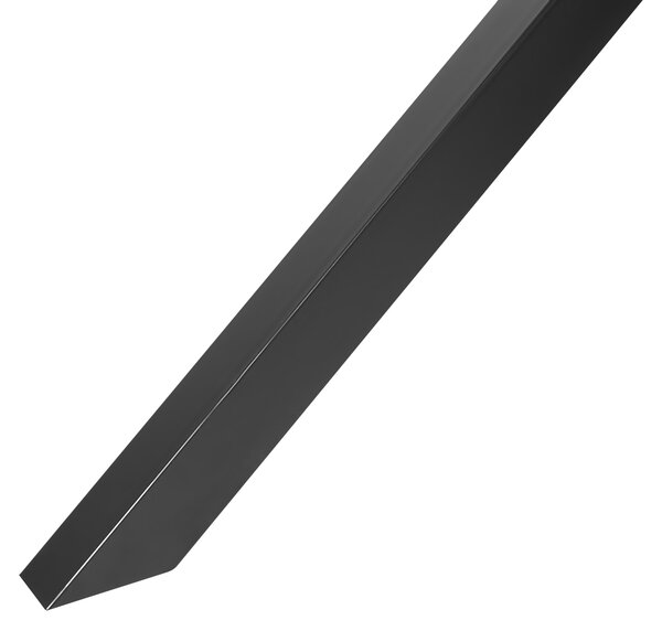 Jedálenský stôl čierny MDF kovové nohy ø 120 cm okrúhly tvar klasický moderný štýl kuchyňa jedáleň