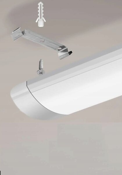 ECOLIGHT 2x LED panelové svietidlo na prisadenú stropnú montáž 20W 60cm 6500K
