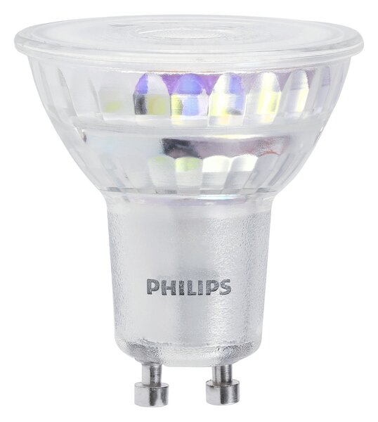 10x LED žiarovka GU10 PHILIPS 4,6W 355lm 36° teplá farba 2700k