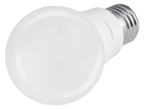 10x LED žiarovka PHILIPS E27 8W a60 – studená farba 6500k corepro premium