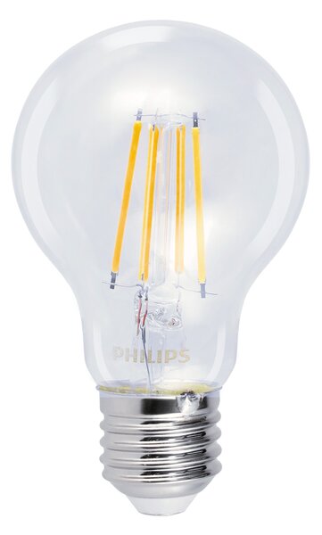 PHILIPS 10x LED žiarovka E27 s vláknom 7W 60W 806lm 2700k tepla biela