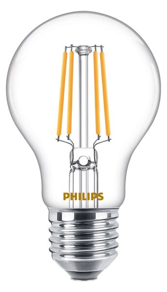 PHILIPS 10x LED žiarovka E27 s vláknom 7W 60W 806lm 2700k tepla biela