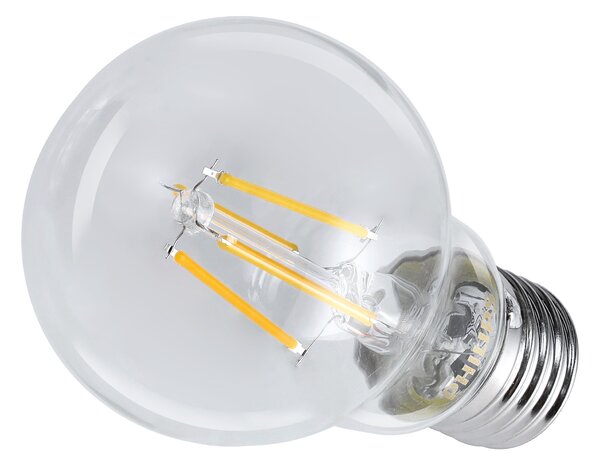 PHILIPS 10x LED žiarovka E27 s vláknom 7W 60W 806lm 2700k tepla biela