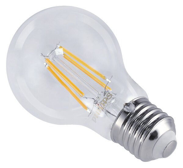 PHILIPS 10x LED žiarovka E27 s vláknom 7W 60W 806lm 2700k tepla biela