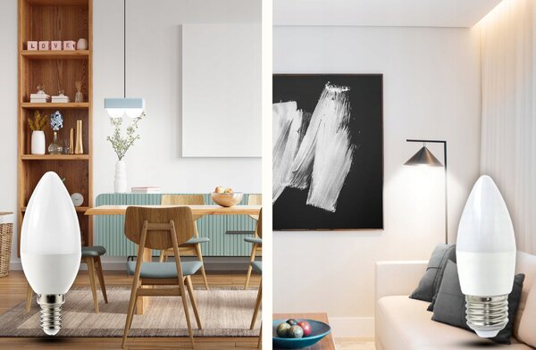 BERGE 10x LED žiarovka E14 3W 260lm neutrálná biela 4500k