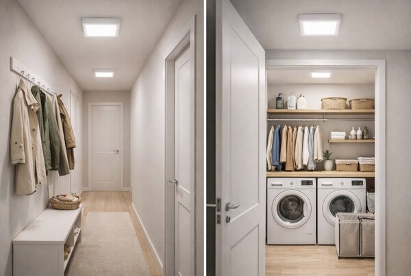 ECOLIGHT 2x LED stropné svietidlo na povrchovú montáž 24W 2640lm 4000K do kuchyne