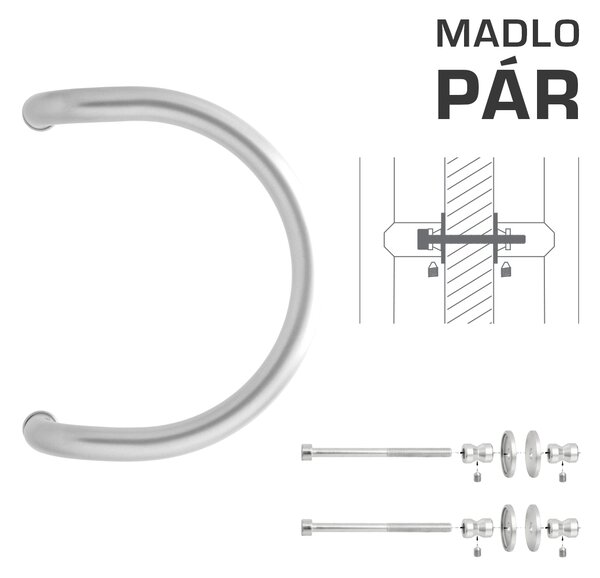 WA - MADLO M1 WA/A-DHP pár Ø 30 mm, 300 mm