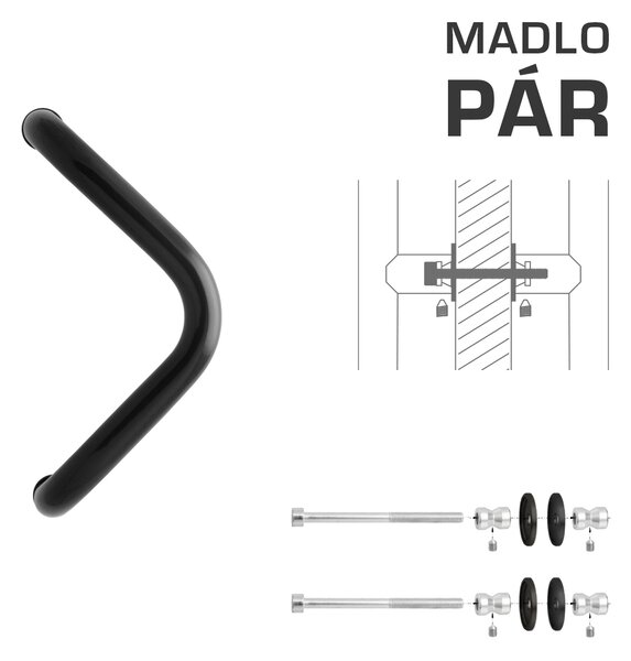 WA - MADLO M6 WA/A-DHP pár Ø 30 mm, 300 mm