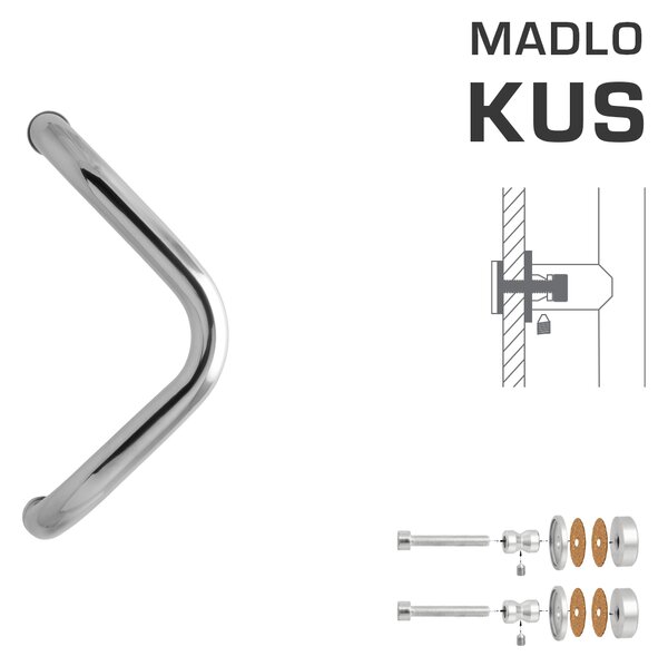WA - MADLO M6 WA/C-S-SKLO ks Ø 30 mm, 300 mm
