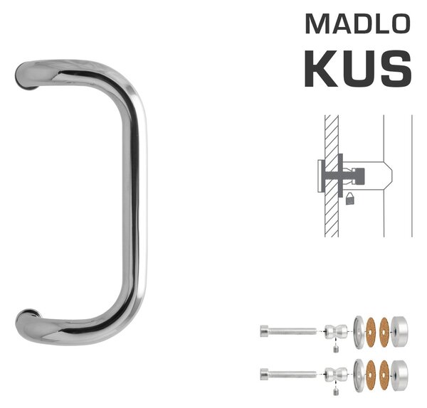WA - MADLO M2 WA/C-S-SKLO ks Ø 30 mm, 300 mm