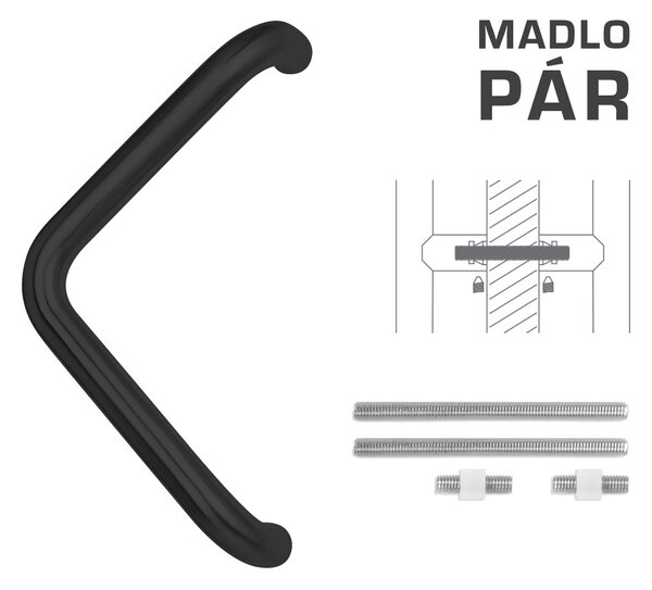 FT - MADLO kód K14T Ø 32 mm UN pár Ø 32 mm, 350 mm, 382 mm