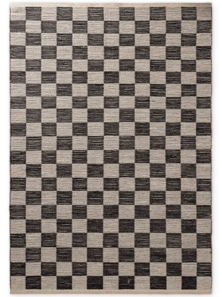 Hanse Home , Kusový koberec Handloom 106333 Rex White Black, 120x170, čiernobiela, chodba / predsieň