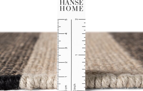 Hanse Home , Kusový koberec Handloom 106334 Playa White Black, 120x170, čiernobiela, chodba / predsieň