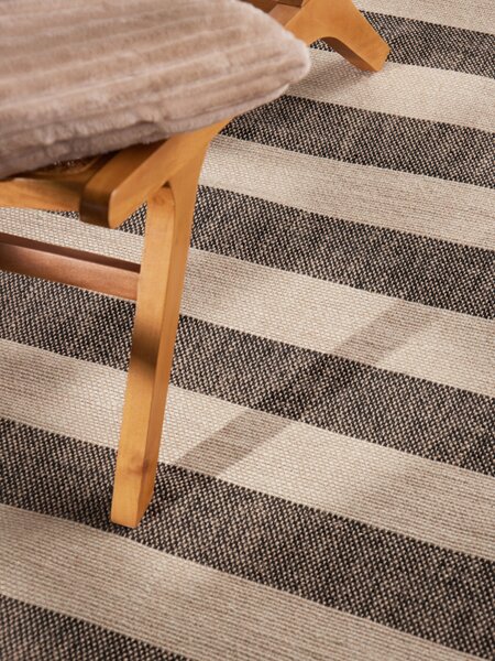 Hanse Home , Kusový koberec Handloom 106334 Playa White Black, 120x170, čiernobiela, chodba / predsieň