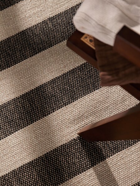 Hanse Home , Behúň Handloom 106334 Playa White Black, 80x200, čiernobiela, chodba / predsieň