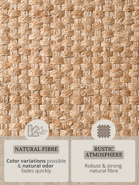 Hanse Home , Behúň Handloom 106335 Fjord Natural Gold, 80x200, béžová, chodba / predsieň