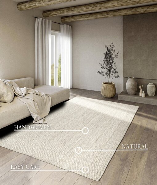 Villeroy & Boch , Kusový koberec 106326 Pure White, 120x170, biela, chodba / predsieň