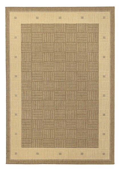 Oriental Weavers , Kusový koberec Sisalo / DAWN 879 / J84 / N – na von aj na doma, 67x120, béžová, chodba / predsieň